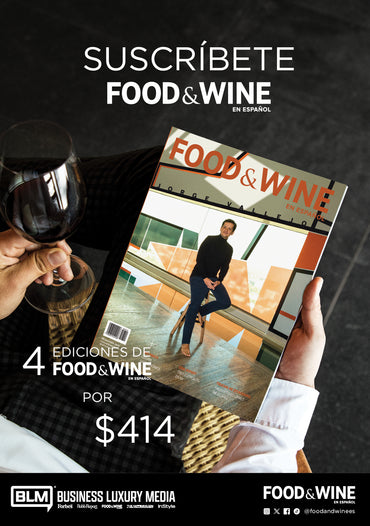 4 Ejemplares Food and Wine en Español Anualmente